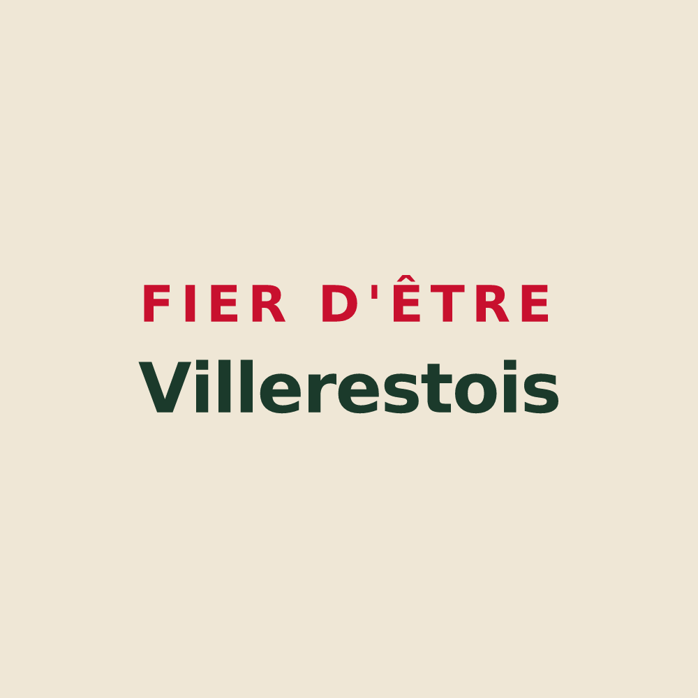Tote bag « Fier d'être Villerestois » — design pour Villerest