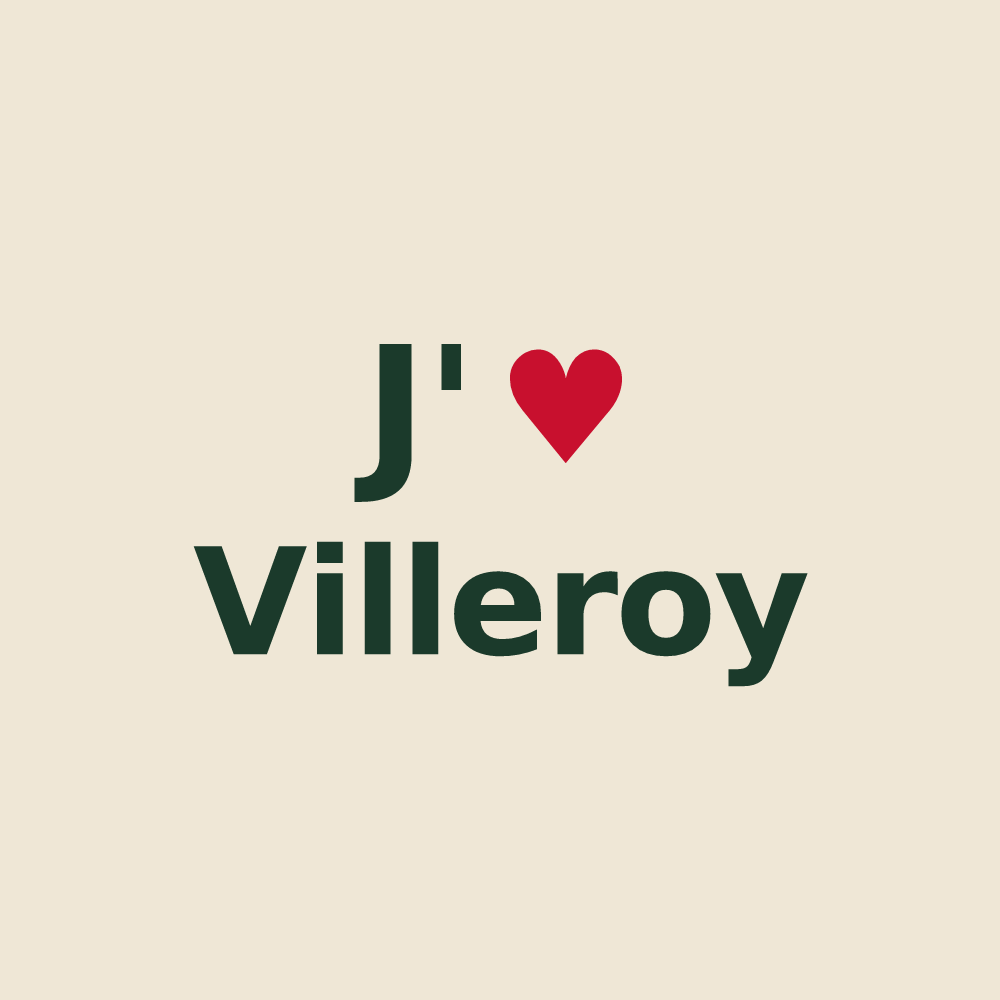 Tote bag personnalisé Villeroy — design J'aime Villeroy