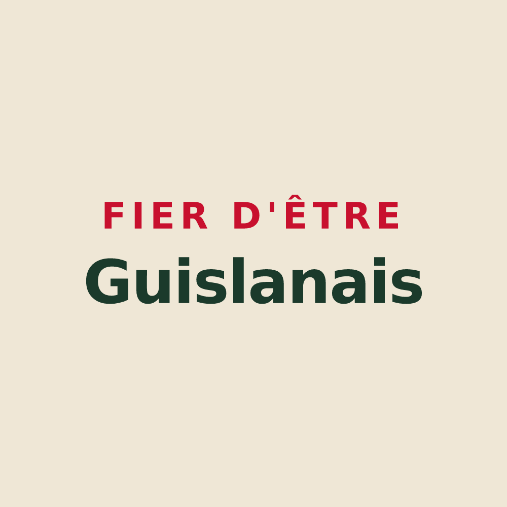 Tote bag « Fier d'être Guislanais » — design pour Villers-Guislain