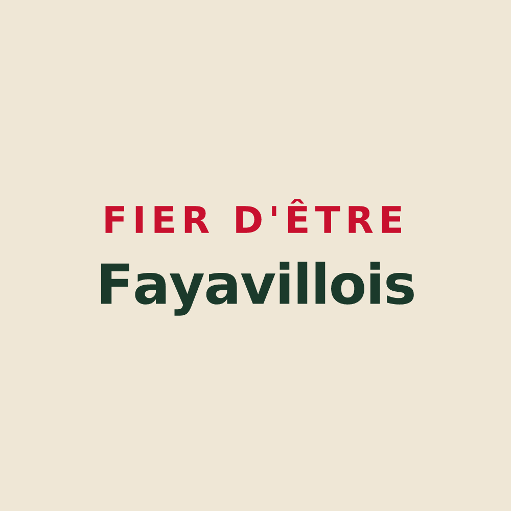 Tote bag « Fier d'être Fayavillois » — design pour Villers-la-Faye
