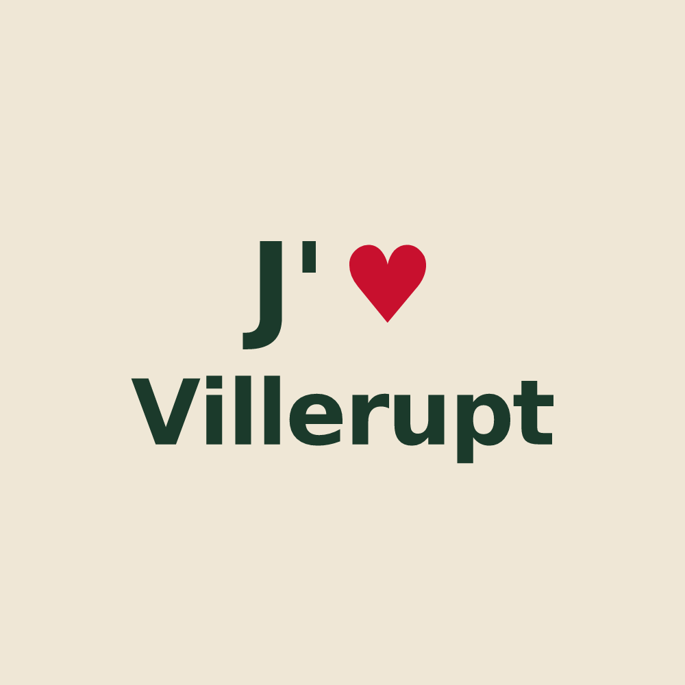 Tote bag personnalisé Villerupt — design J'aime Villerupt