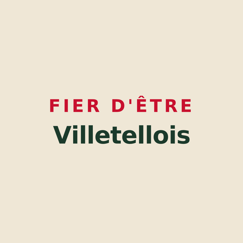 Tote bag « Fier d'être Villetellois » — design pour Villetelle