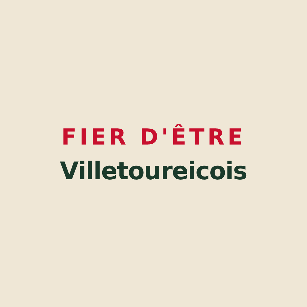 Tote bag « Fier d'être Villetoureicois » — design pour Villetoureix