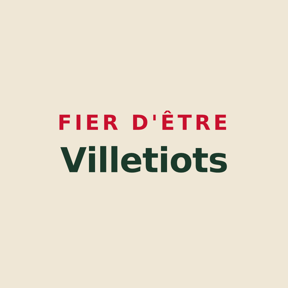 Tote bag « Fier d'être Villetiots » — design pour Villette-sur-Aube