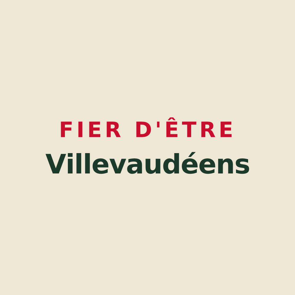 Tote bag « Fier d'être Villevaudéens » — design pour Villevaudé