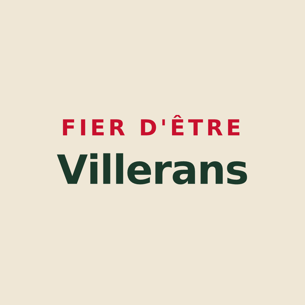 Tote bag « Fier d'être Villerans » — design pour Villiers-aux-Corneilles