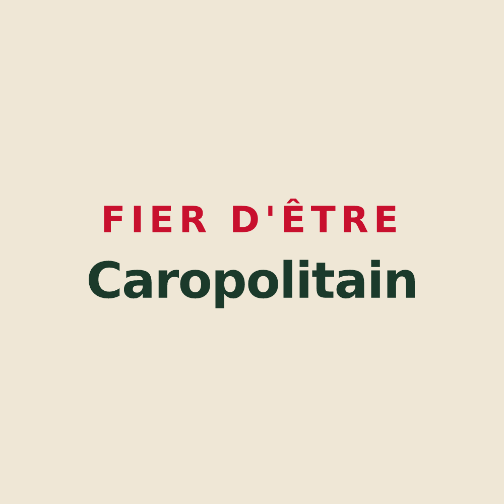 Tote bag « Fier d'être Caropolitain » — design pour Villiers-Charlemagne