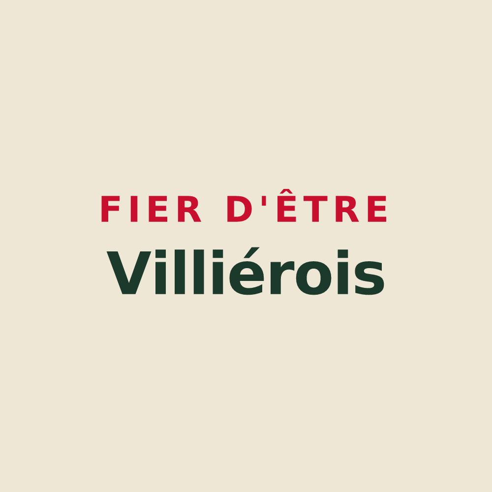 Tote bag « Fier d'être Villiérois » — design pour Villiers-Couture