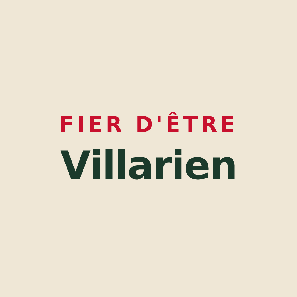 Tote bag « Fier d'être Villarien » — design pour Villiers-Fossard