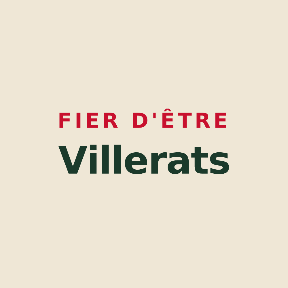 Tote bag « Fier d'être Villerats » — design pour Villiers-Herbisse