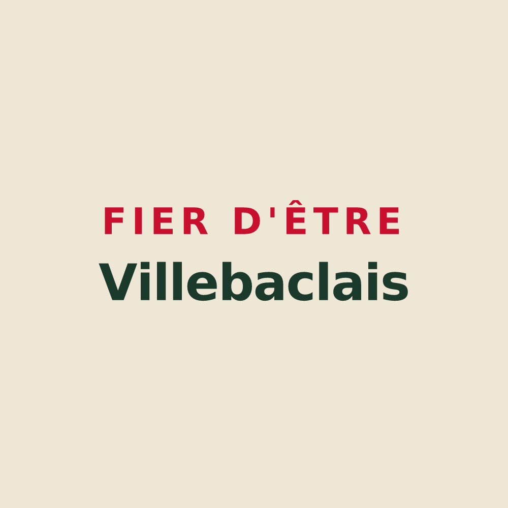 Tote bag « Fier d'être Villebaclais » — design pour Villiers-le-Bâcle