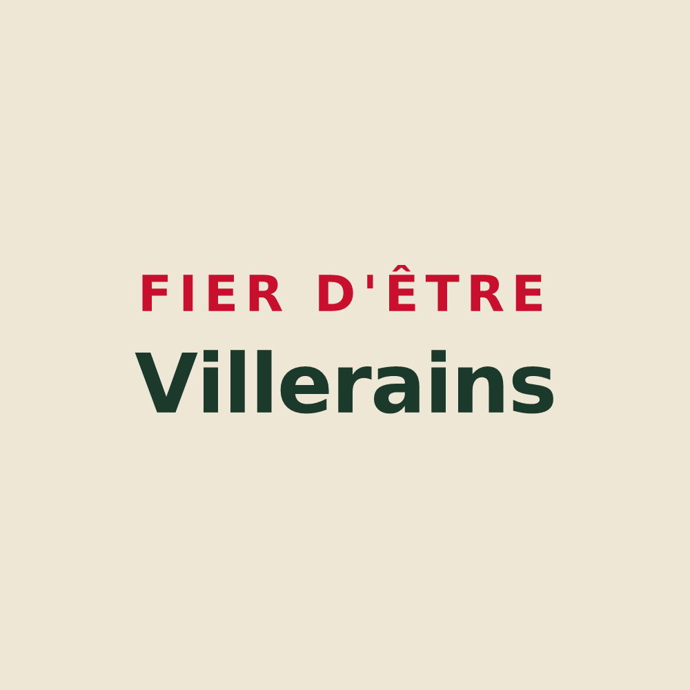 Tote bag « Fier d'être Villerains » — design pour Villiers-le-Sec