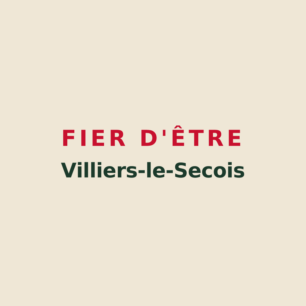 Tote bag « Fier d'être Villiers-le-Secois » — design pour Villiers-le-Sec