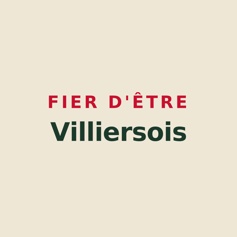 Tote bag « Fier d'être Villiersois » — design pour Villiers-sur-Loir