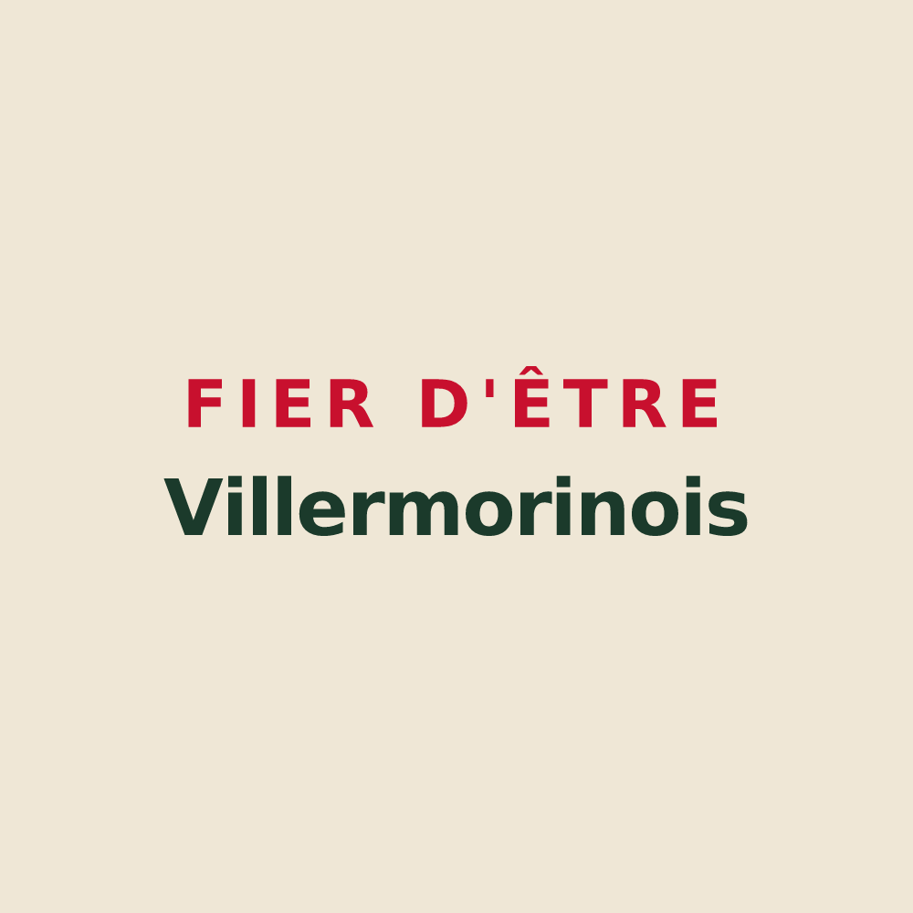 Tote bag « Fier d'être Villermorinois » — design pour Villiers-sur-Morin