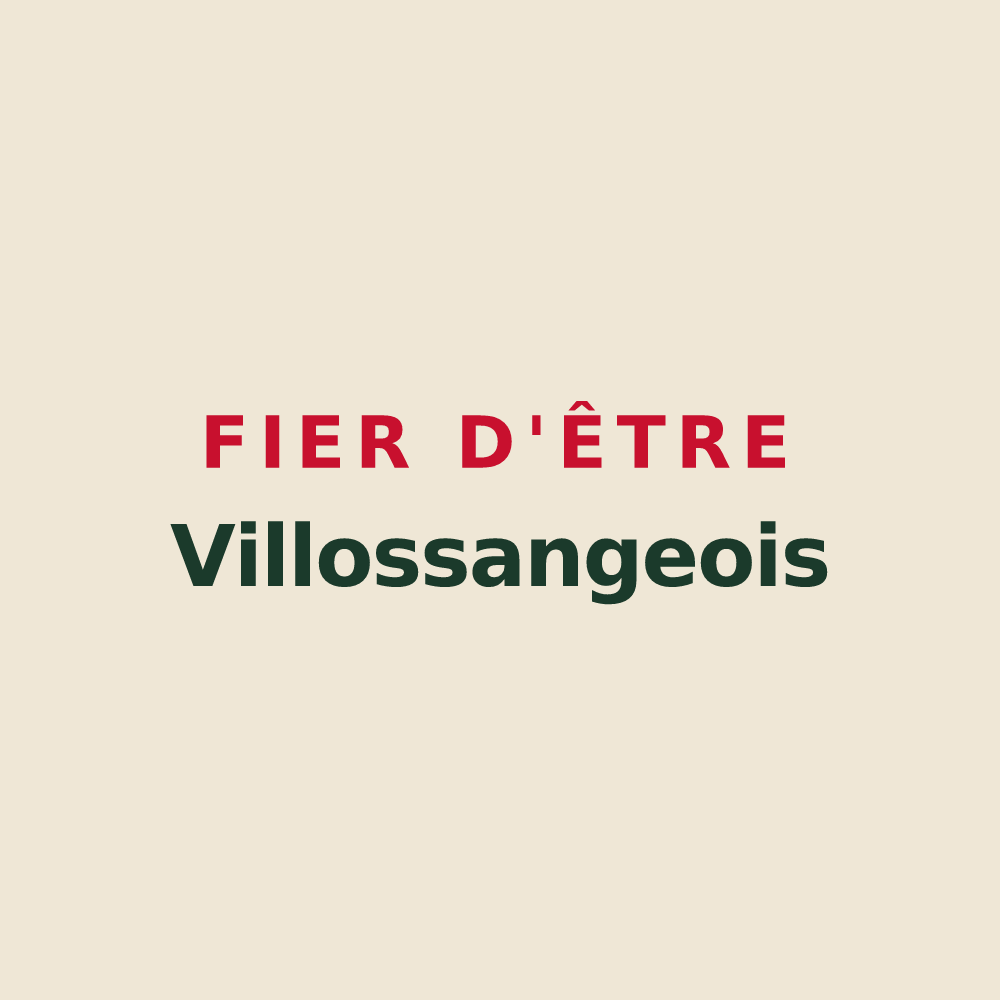 Tote bag « Fier d'être Villossangeois » — design pour Villossanges