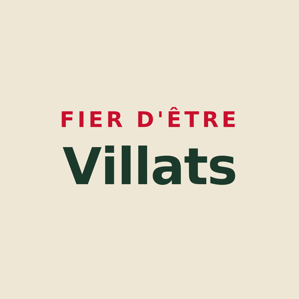 Tote bag « Fier d'être Villats » — design pour Villy-le-Maréchal