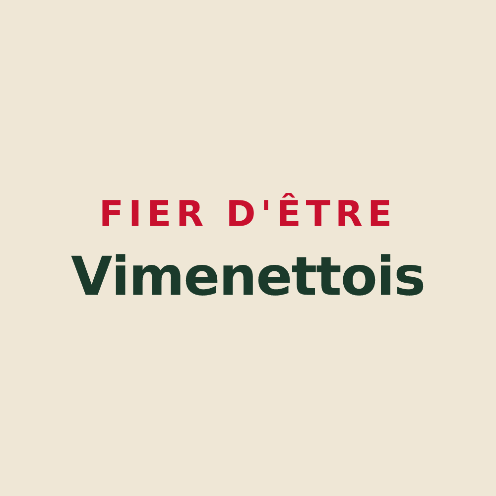 Tote bag « Fier d'être Vimenettois » — design pour Vimenet