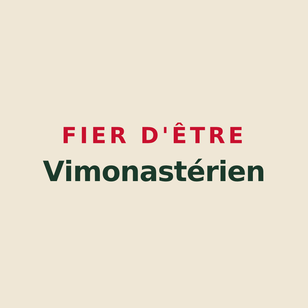 Tote bag « Fier d'être Vimonastérien » — design pour Vimoutiers