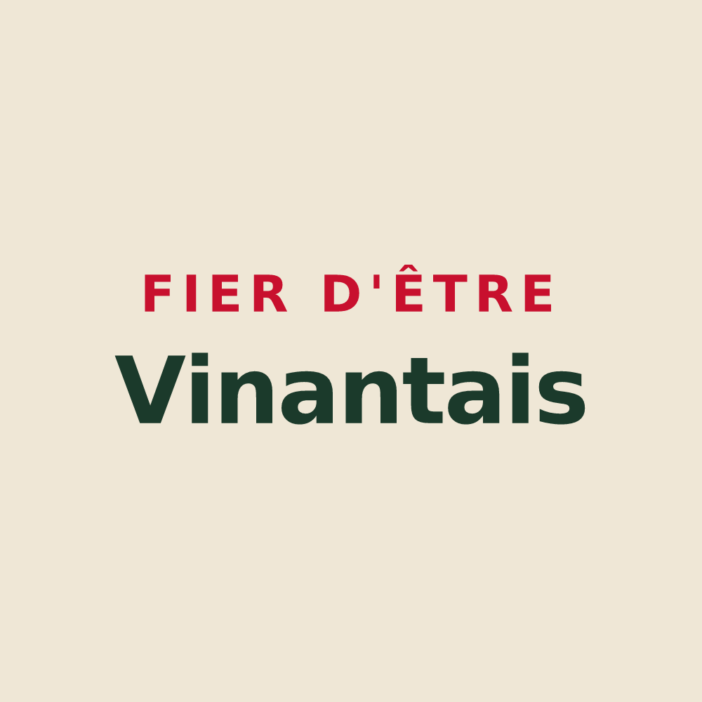 Tote bag « Fier d'être Vinantais » — design pour Vinantes