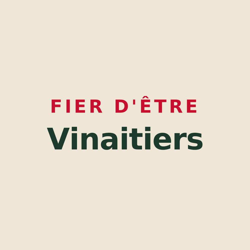 Tote bag « Fier d'être Vinaitiers » — design pour Vinay