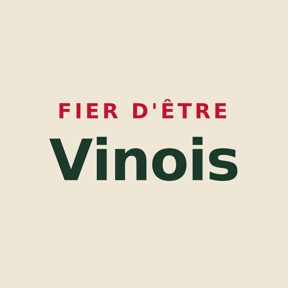 Tote bag « Fier d'être Vinois » — design pour Vinay