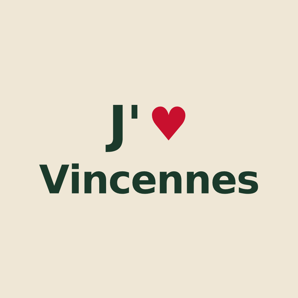 Tote bag personnalisé Vincennes — design J'aime Vincennes