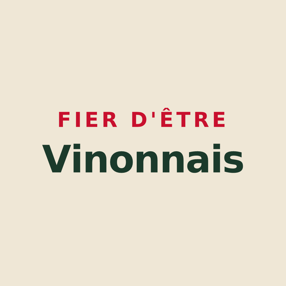 Tote bag « Fier d'être Vinonnais » — design pour Vinon-sur-Verdon
