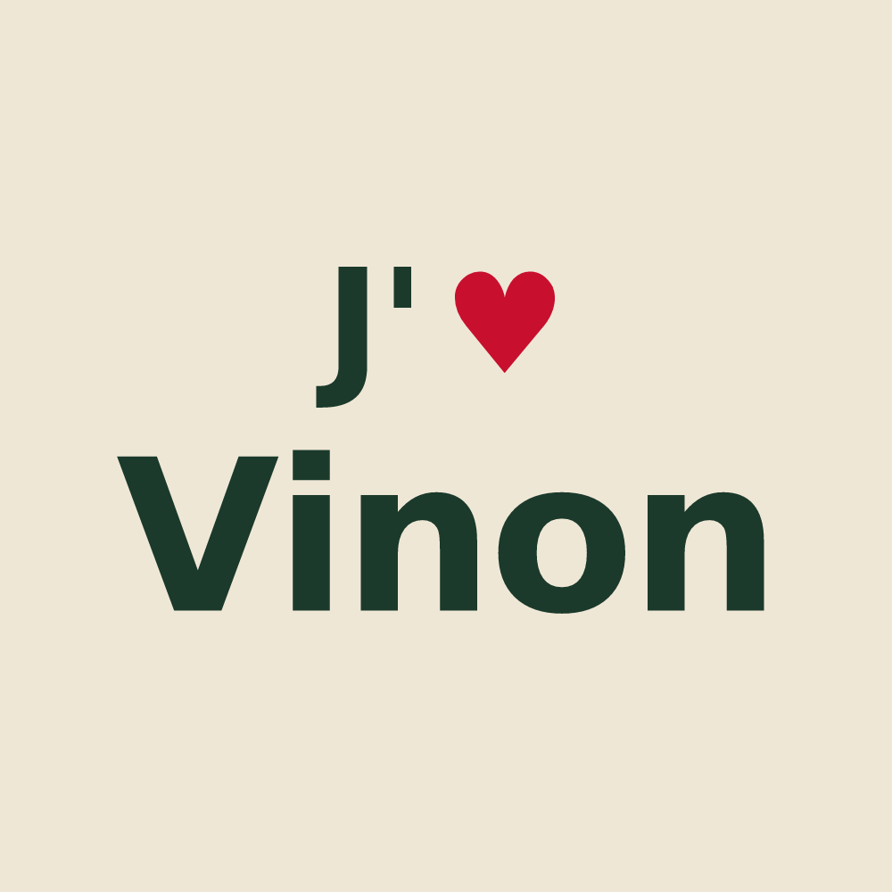 Tote bag personnalisé Vinon — design J'aime Vinon