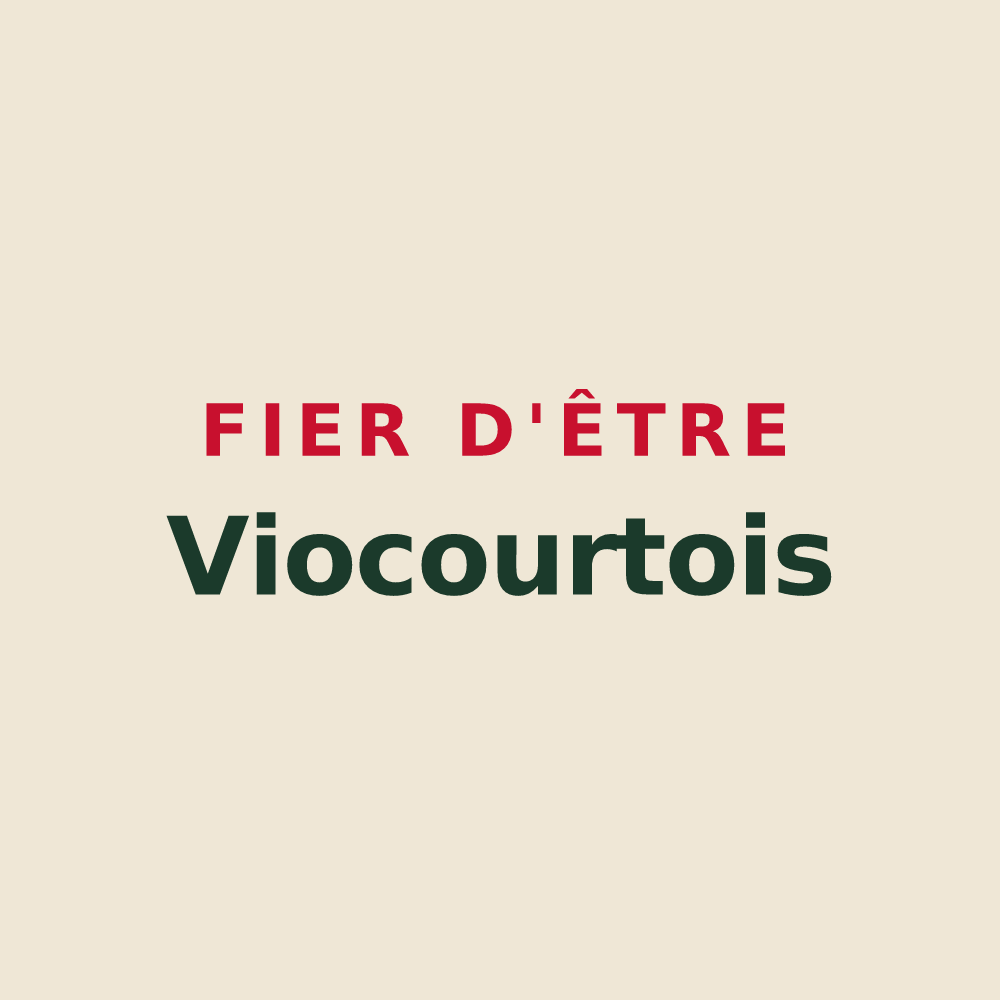 Tote bag « Fier d'être Viocourtois » — design pour Viocourt