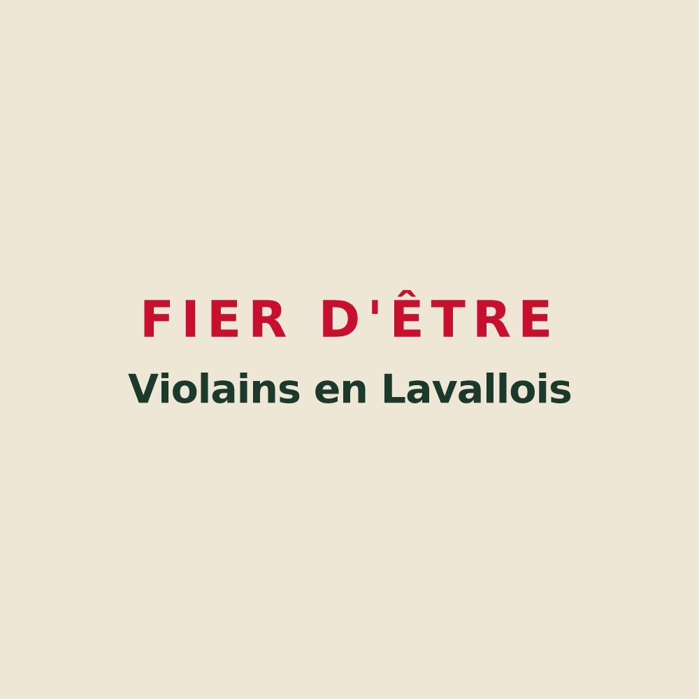 Tote bag « Fier d'être Violains en Lavallois » — design pour Viols-en-Laval