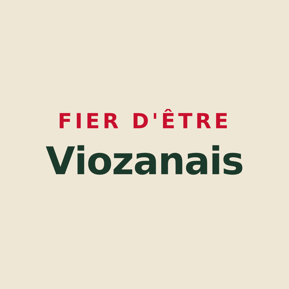 Tote bag « Fier d'être Viozanais » — design pour Viozan