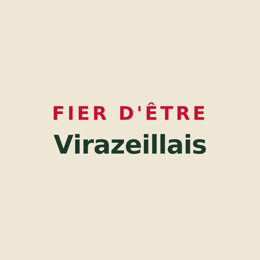Tote bag « Fier d'être Virazeillais » — design pour Virazeil