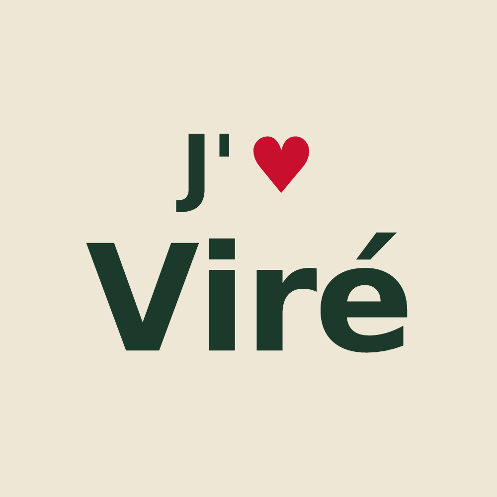 Tote bag personnalisé Viré — design J'aime Viré