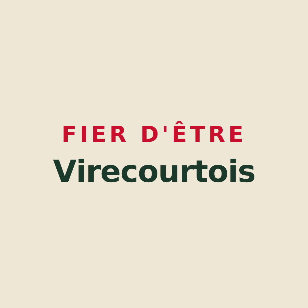Tote bag « Fier d'être Virecourtois » — design pour Virecourt
