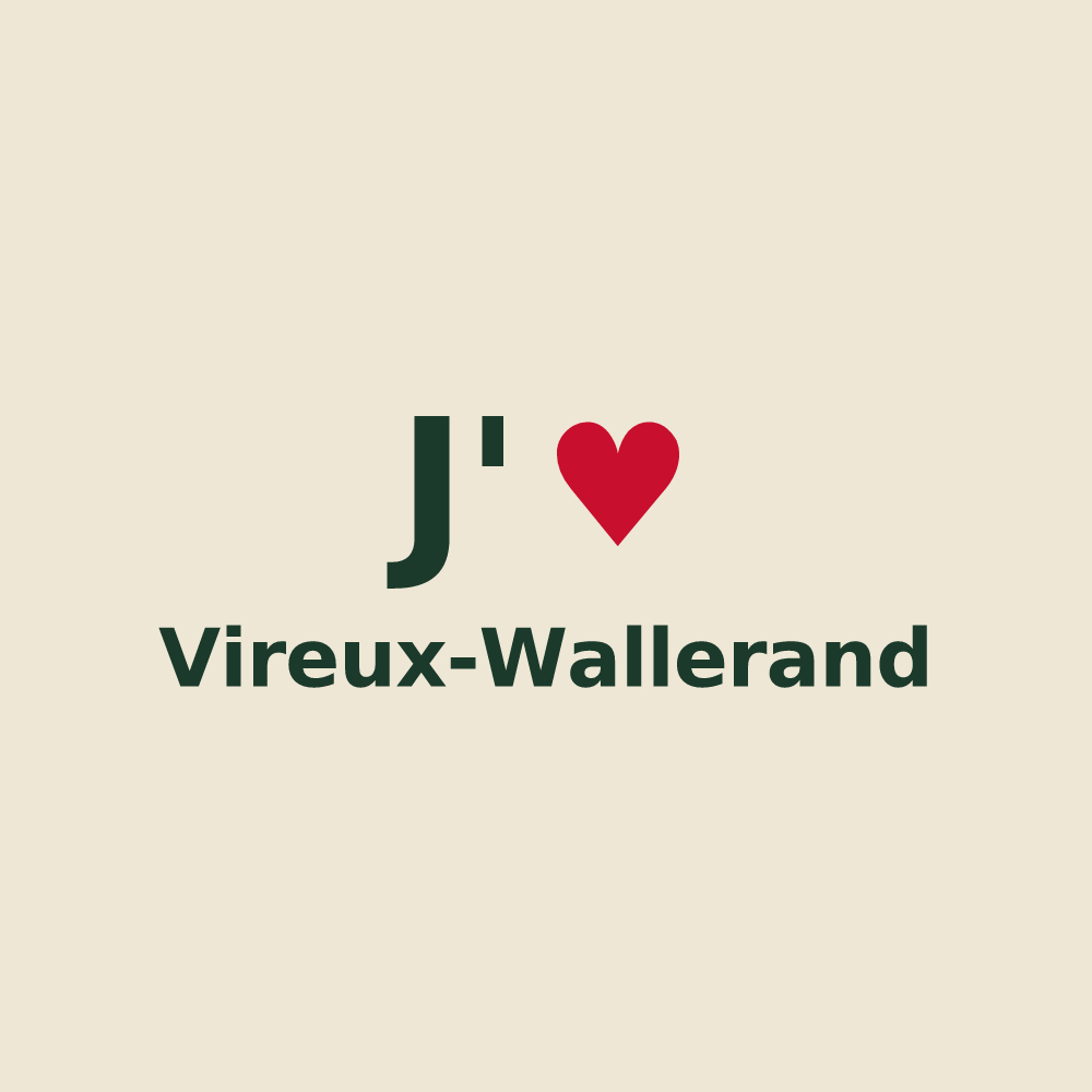 Tote bag personnalisé Vireux-Wallerand — design J'aime Vireux-Wallerand