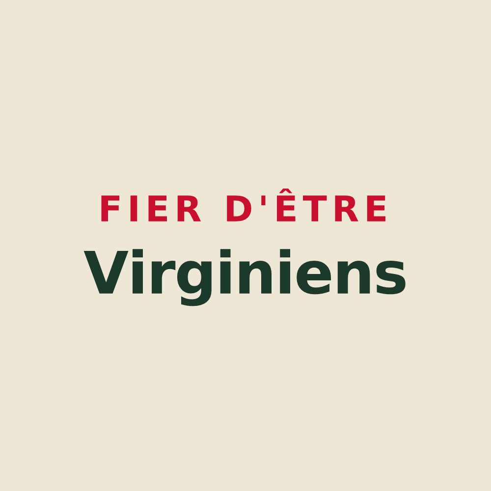 Tote bag « Fier d'être Virginiens » — design pour Virginy