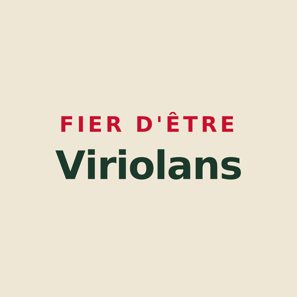 Tote bag « Fier d'être Viriolans » — design pour Virieu-le-Grand