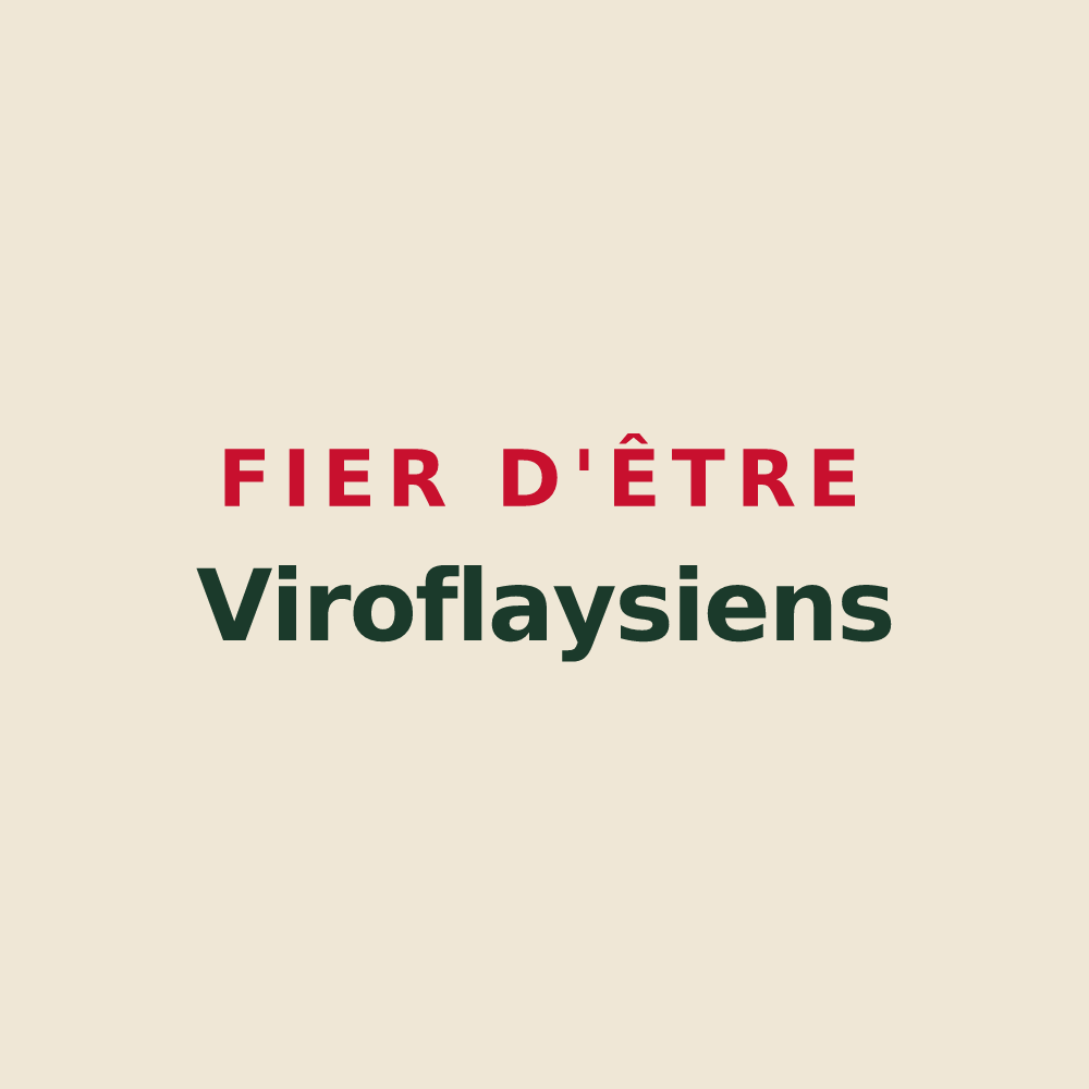Tote bag « Fier d'être Viroflaysiens » — design pour Viroflay