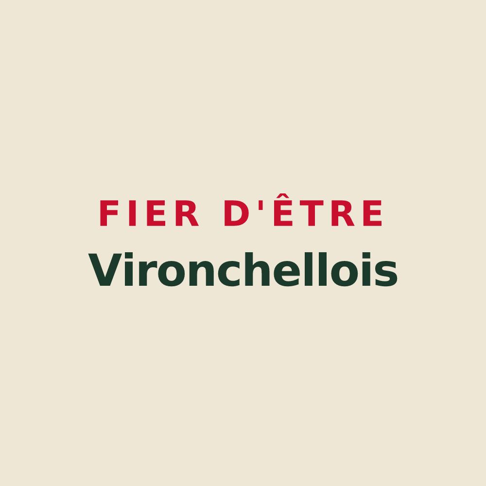 Tote bag « Fier d'être Vironchellois » — design pour Vironchaux