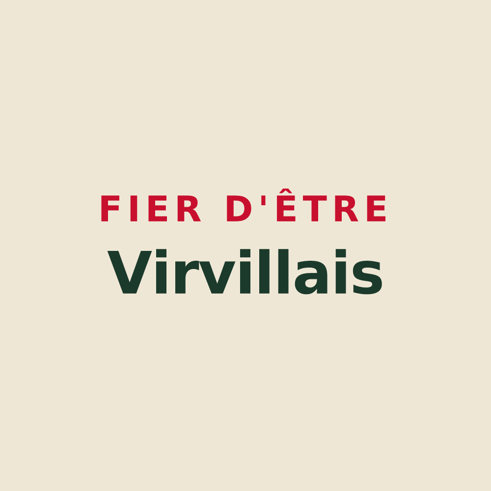 Tote bag « Fier d'être Virvillais » — design pour Virville