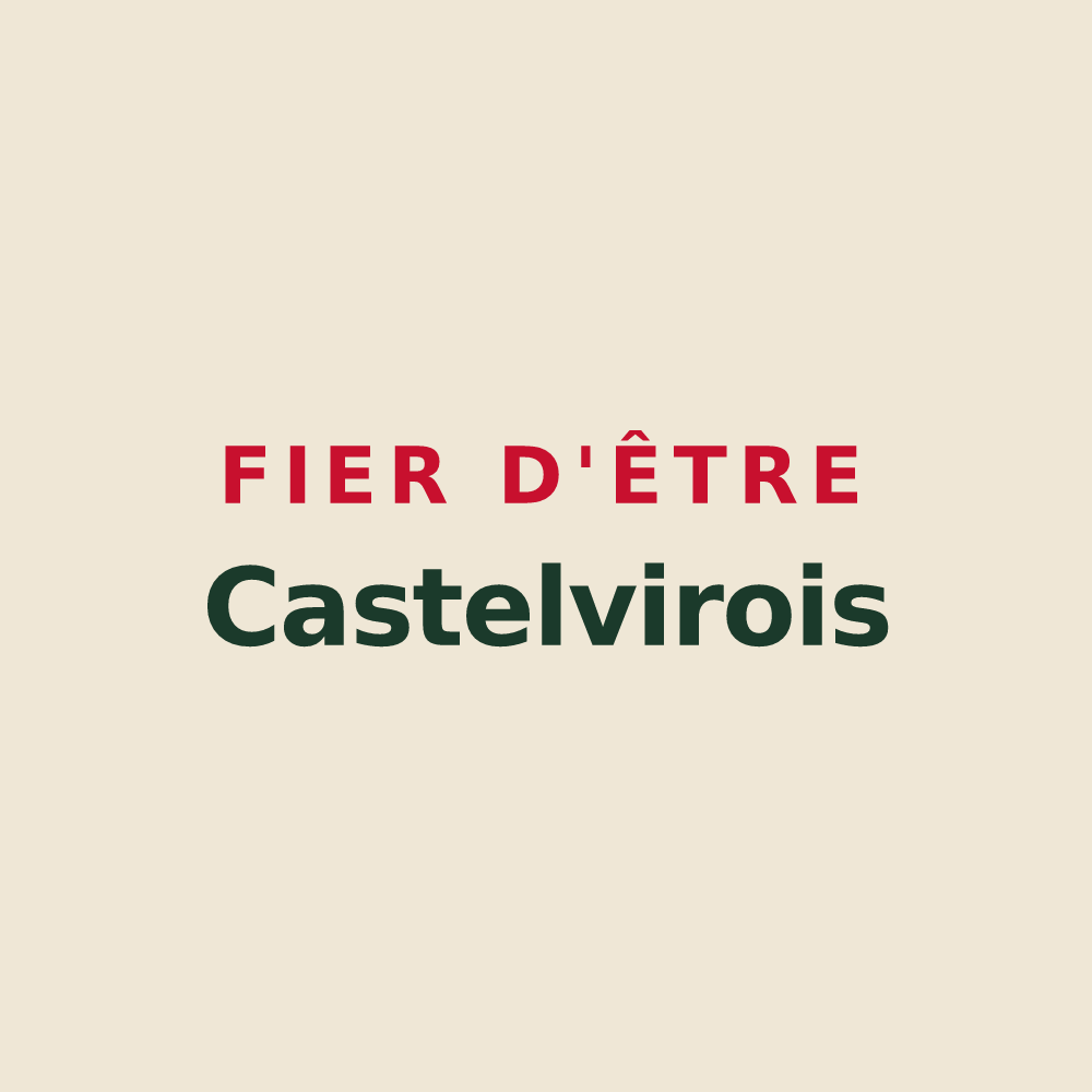 Tote bag « Fier d'être Castelvirois » — design pour Viry-Châtillon
