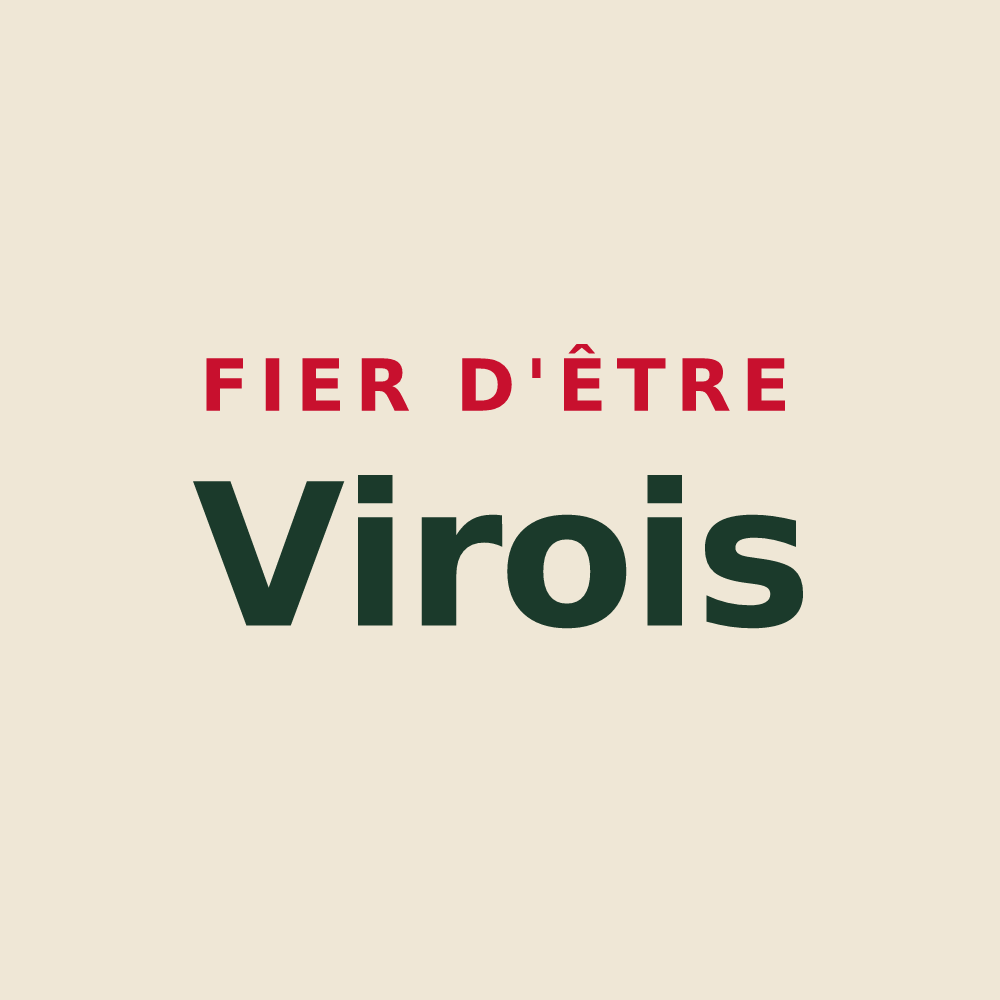 Tote bag « Fier d'être Virois » — design pour Viry-Noureuil
