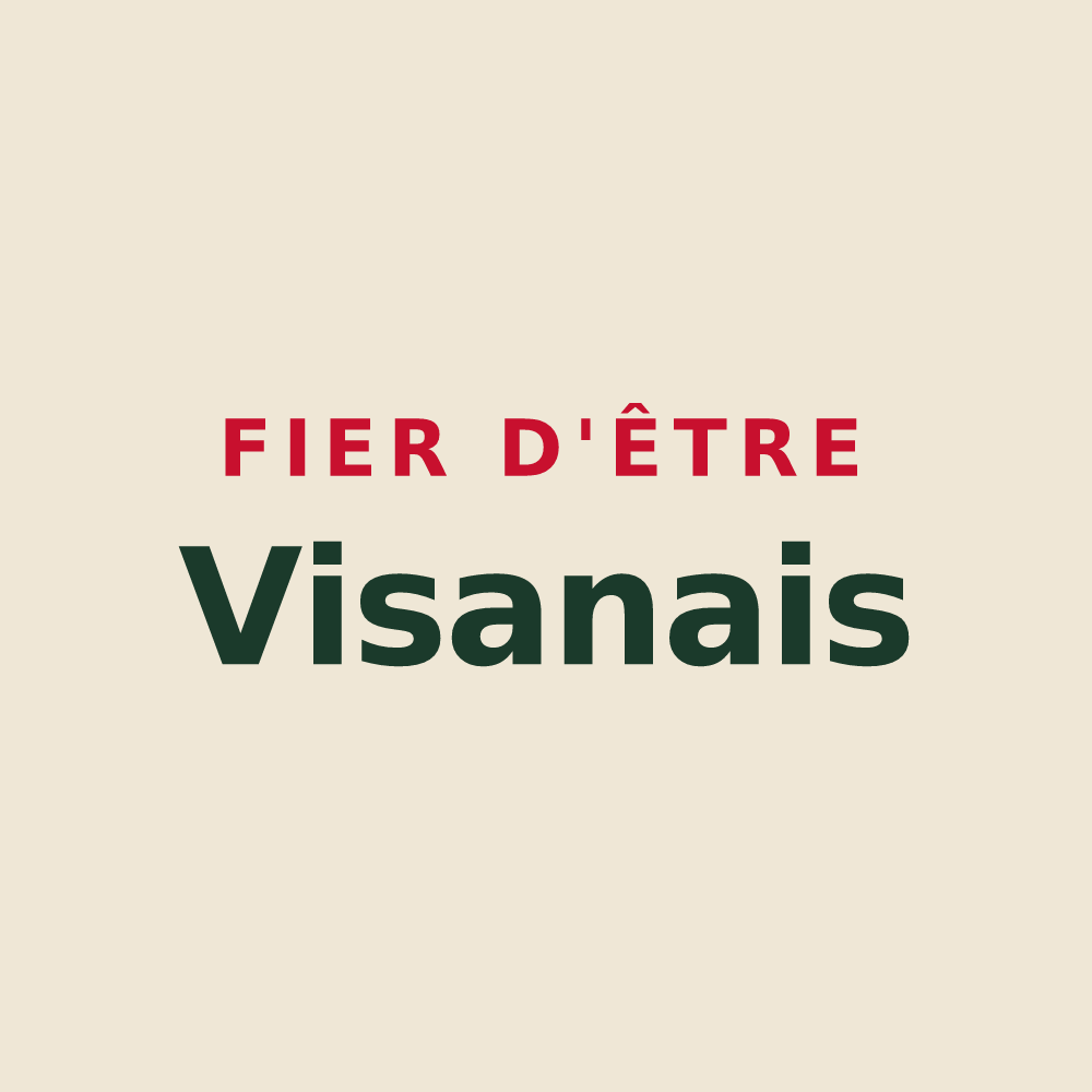 Tote bag « Fier d'être Visanais » — design pour Visan
