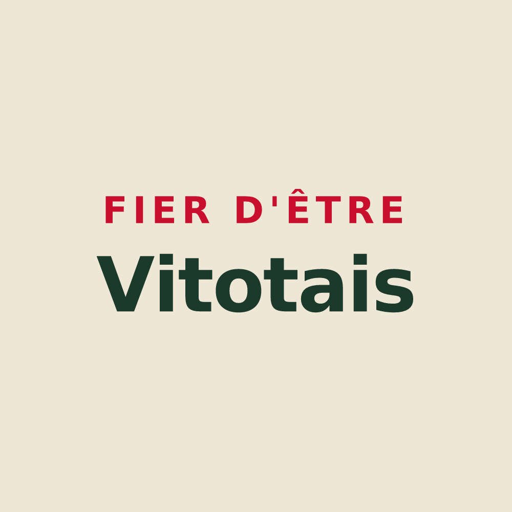 Tote bag « Fier d'être Vitotais » — design pour Vitot