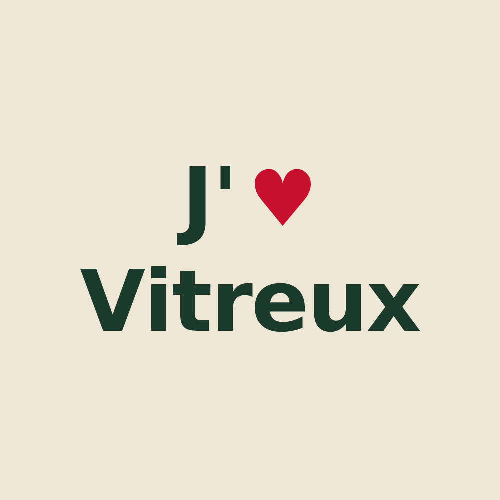 Tote bag personnalisé Vitreux — design J'aime Vitreux
