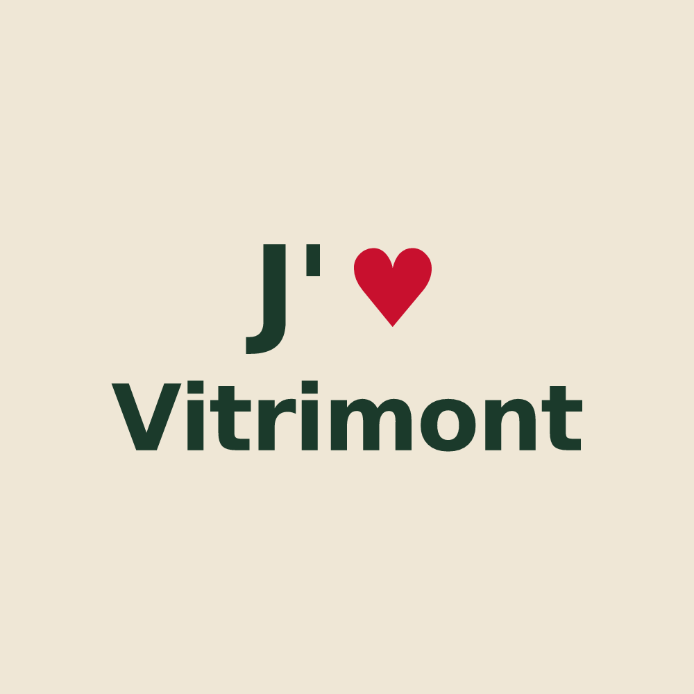 Tote bag personnalisé Vitrimont — design J'aime Vitrimont