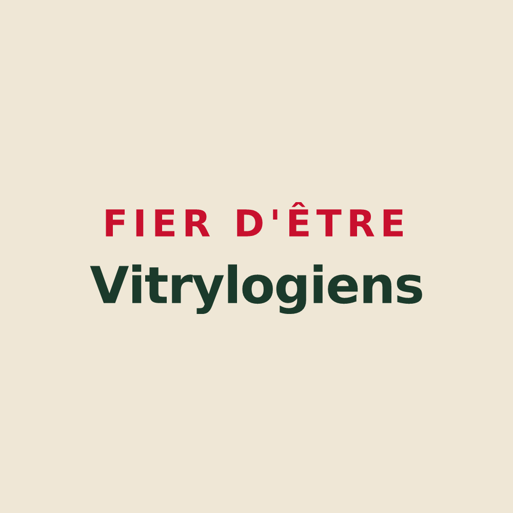 Tote bag « Fier d'être Vitrylogiens » — design pour Vitry-aux-Loges
