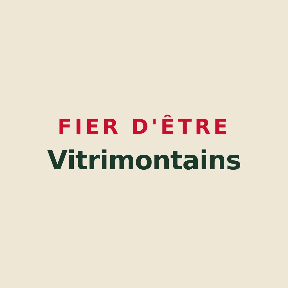 Tote bag « Fier d'être Vitrimontains » — design pour Vitry-en-Montagne