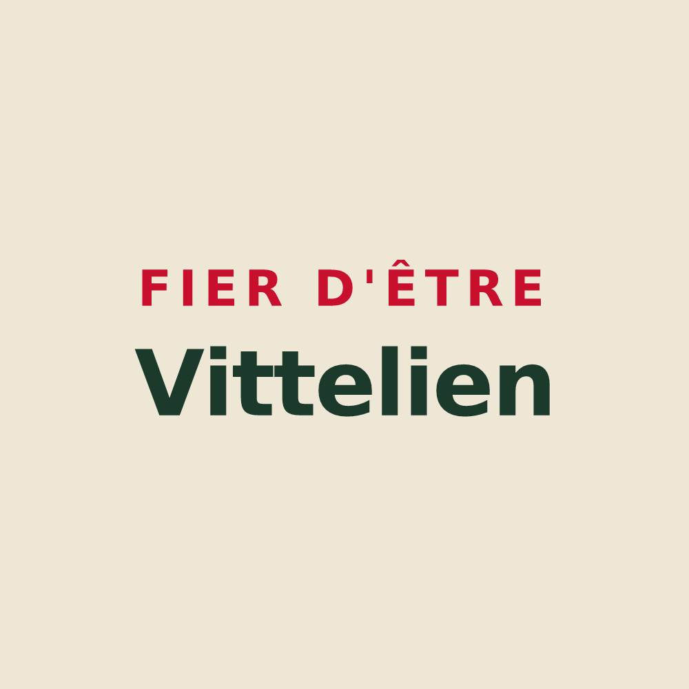 Tote bag « Fier d'être Vittelien » — design pour Vitteaux
